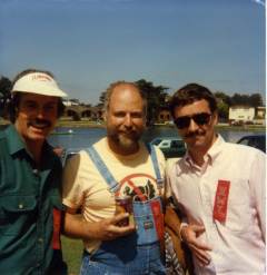 James Popkey with Tam McPartland and Jack McCornack - 1986