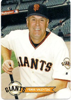 Frank Valentini - 2009 in SF Giants Uniform